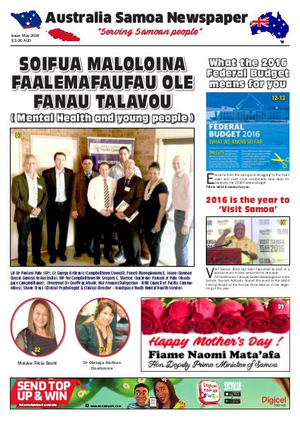 Australia Samoa Newspaper May 2016