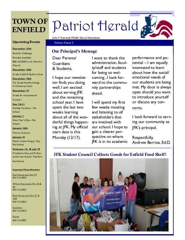 JFK  2018-19  Q2 Newsletter