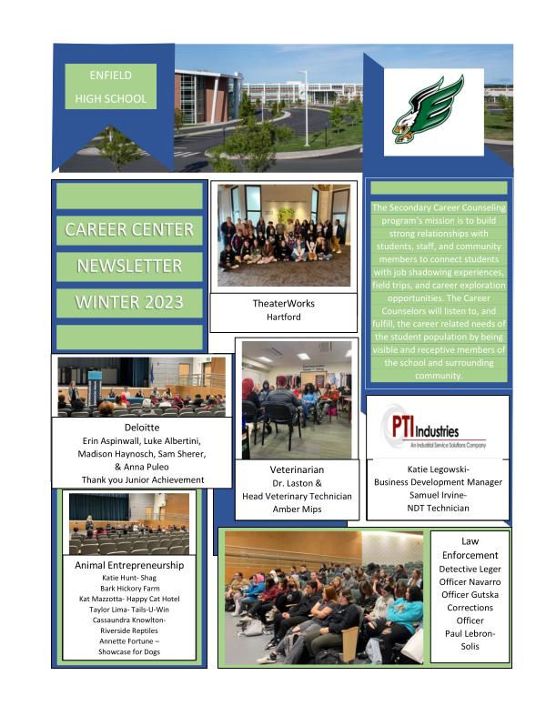 2023 Career Center Newsletter Winter