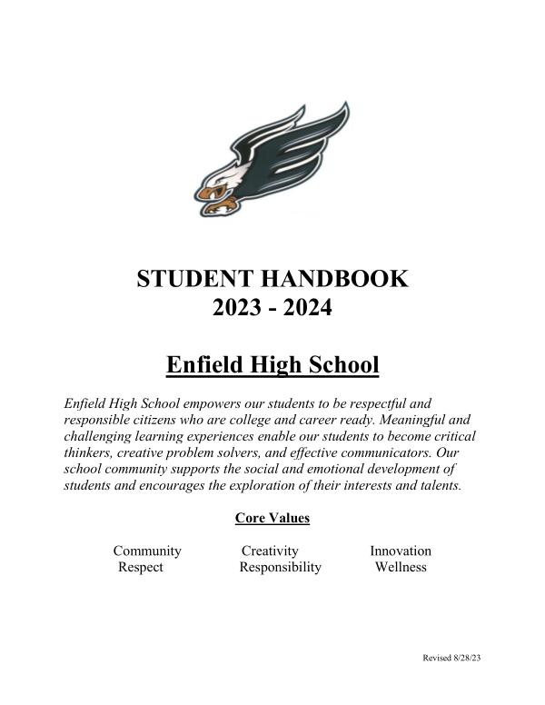 EPS: EHS STUDENT HANDBOOK 2023-24