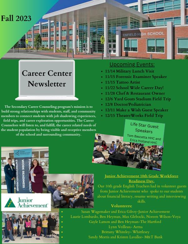 Career Center Newsletter Fall 2023