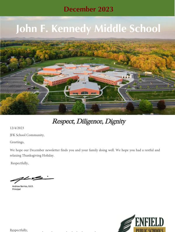 EPS: JFK Newsletter December 2023