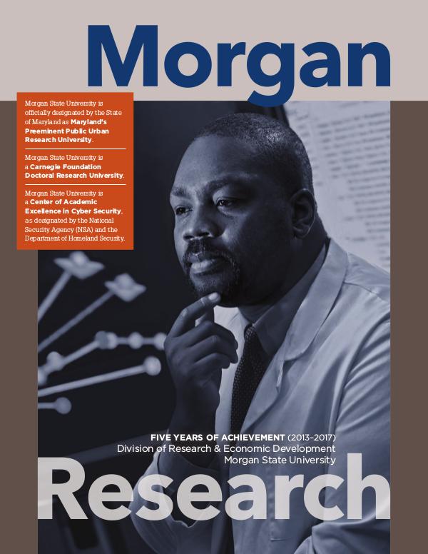 Five Year Achievements Morgan State University Research Magazine final.proof_MSU.research