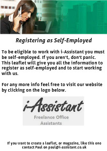 i-Assistant - Registering as Self-Employed