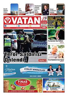 Yeni Vatan weekly Turkish Newspaper