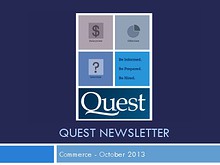 Commerce Quest Newsletter