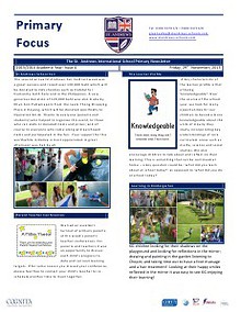 Spotlight on Primary Newsletter