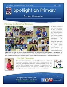 Spotlight on Primary Newsletter