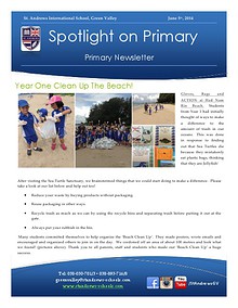 Spotlight on Primary Newsletter