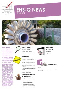 EHS-Q News Aprile 2013