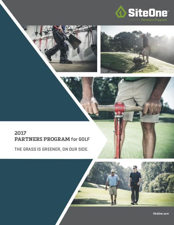 2017 Partners Program for Golf Brochure 1