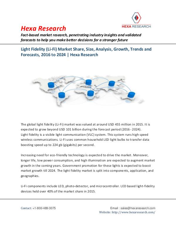 Light Fidelity (Li-Fi) Market