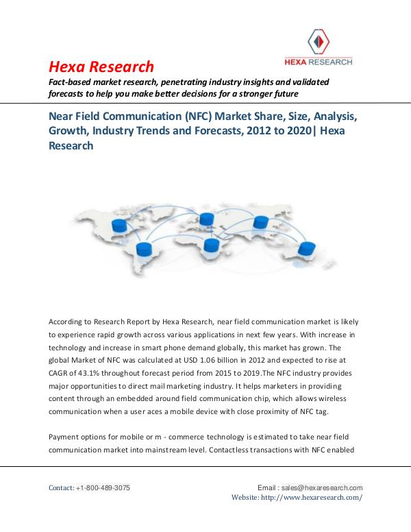 Technology Near Field Communication (NFC) Market Trends 2020