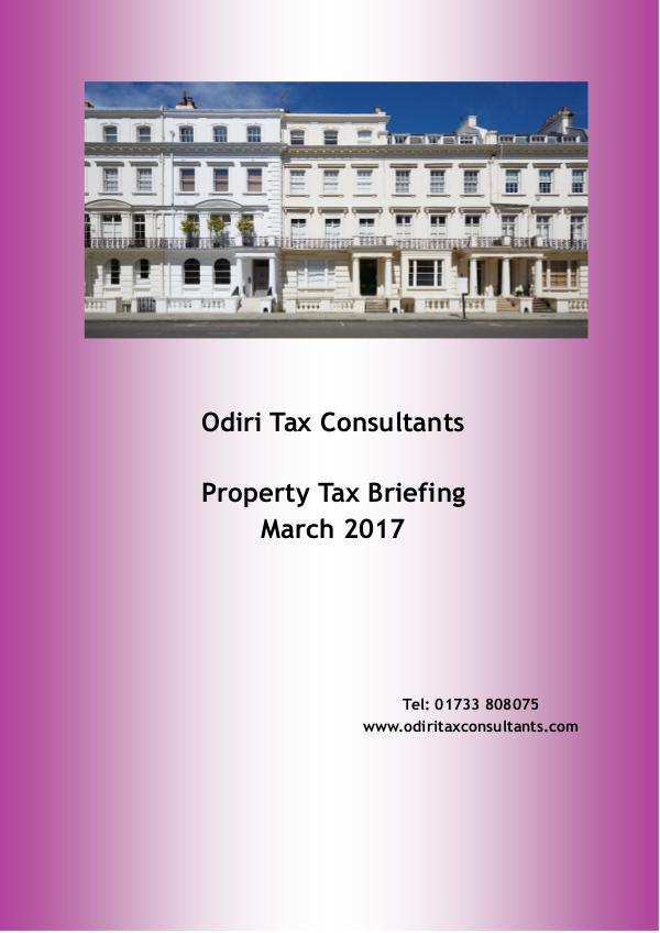 Property Tax Briefing March 2017