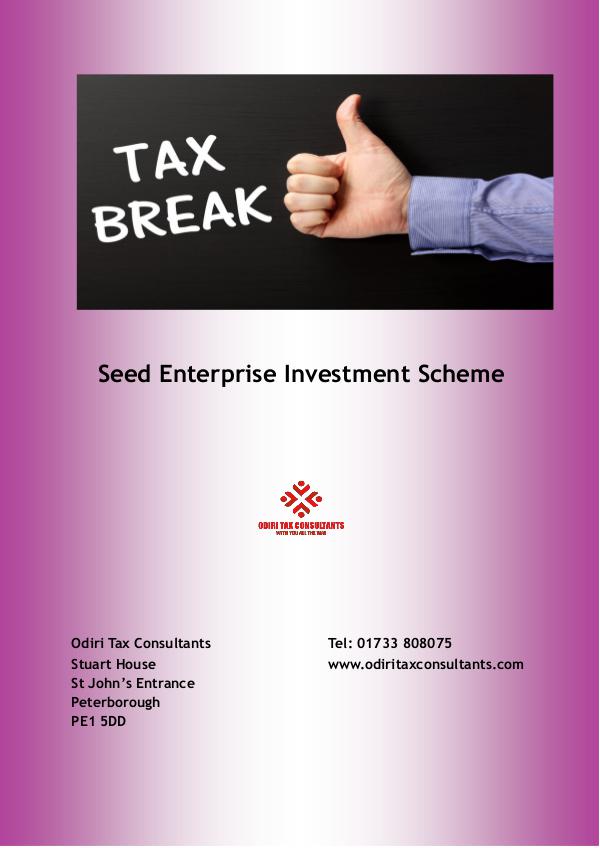 Seed Enterprise Investment Scheme January 2017