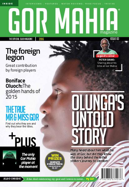 Gor Mahia magazine 03  2016