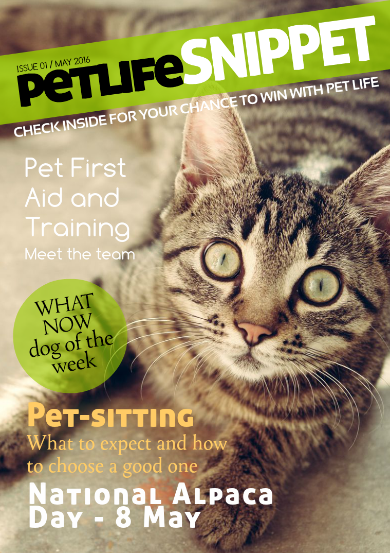 Pet Life SnipPET, New Zealand Issue 1 : May 2016