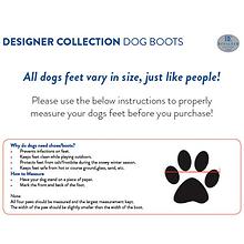 Coats, boots, halters, thunder shirts, Zen Dog, etc sizing guides