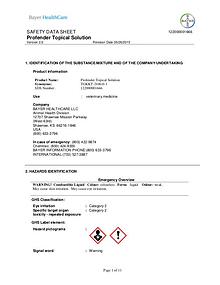 Vet Lines MSDS