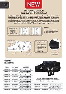 2017 ZeeZ Dog Coat Catalogue