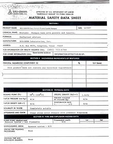 Bio-Groom MSDS