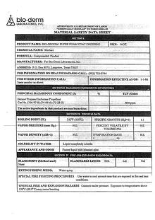 Bio-Groom MSDS