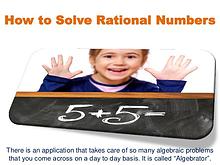 How to Solve Rational Numbers