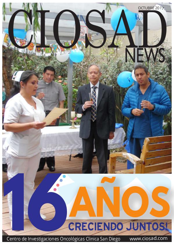 CIOSAD News CIOSAD News - EDICIÓN OCTUBRE 2017