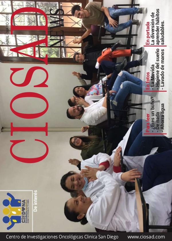 CIOSAD News CIOSAD News - EDICIÓN ABRIL MAYO 2018