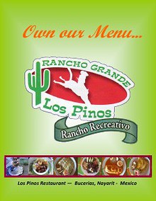 Los Pinos Menu