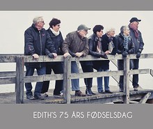 Edith's 75 års fødselsdag