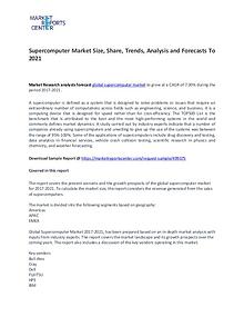 Supercomputer Market Size, Share, Trends, Analysis and Forecasts