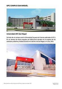 UPC Campus San Miguel