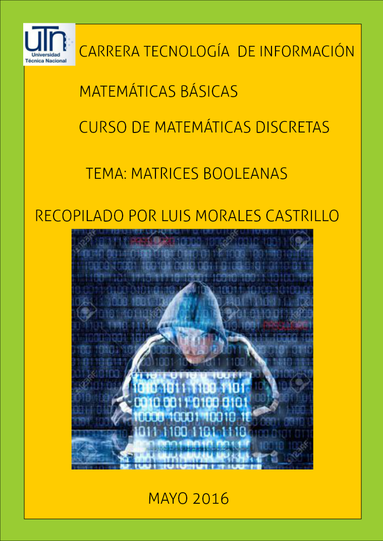 Matrices Booleanas Volumen 1