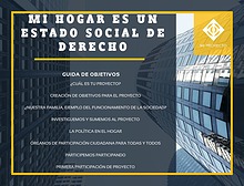 Mi hogar es un Estado Social de Derecho