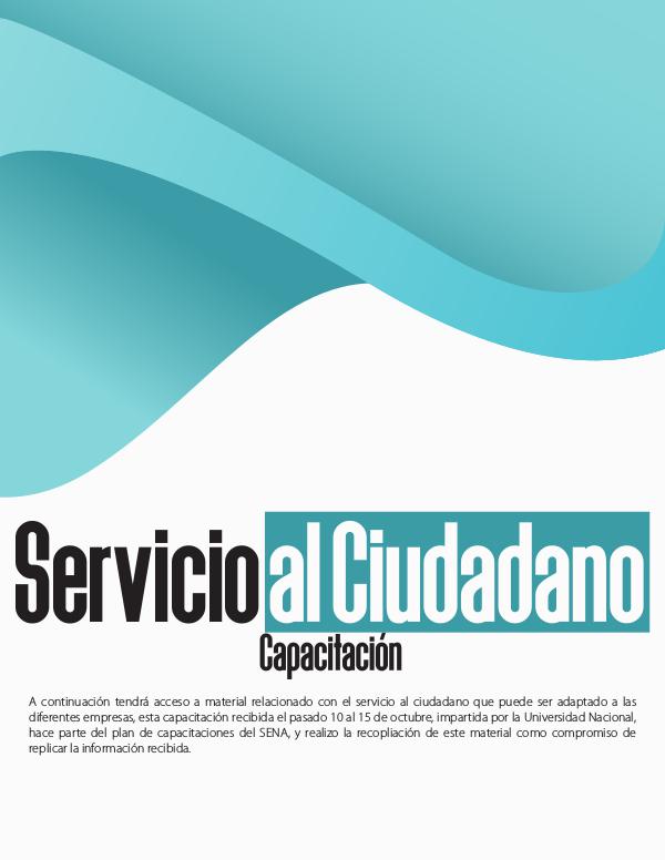 Capacitación Atención al Cliente Volumen 1