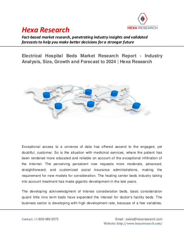 Electrical Hospital Beds Market Analysis