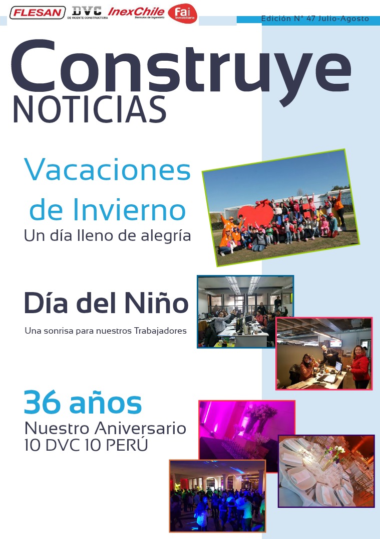 Revista Julio Agosto Revista Construye Noticias