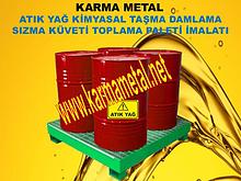 Karma Metal sivi kimyasal yag akaryakit paleti ibc varil kuveti