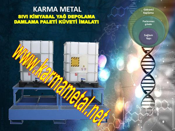 KARMA METAL-kimyasal sivi atik dokuntu damlama havuzu paleti kuveti toplama damlama paleti imalati