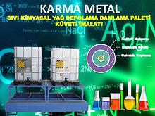 KARMA METAL sivi kimyasal akinti dokuntu toplama kabi kuveti