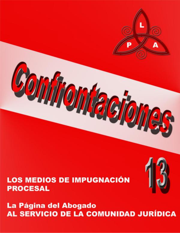 CONFRONTACIONES XIII XIII EDICION CONFRONTACIONES