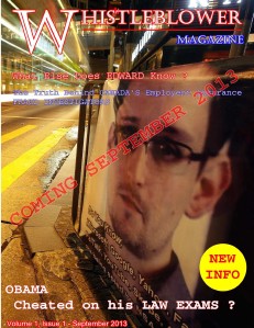 WHISTLEBLOWER MAGAZINE volume 1 issue 1