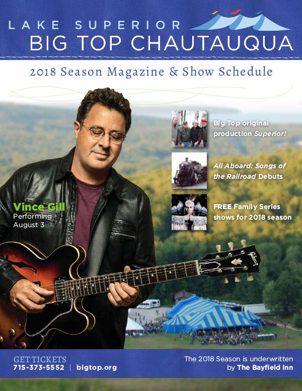 Season Program | Big Top Chautauqua 2018