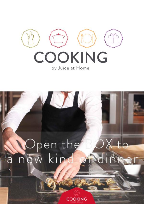 Cooking by the Chef Juice at Home . Chef Box Experience Gourmet