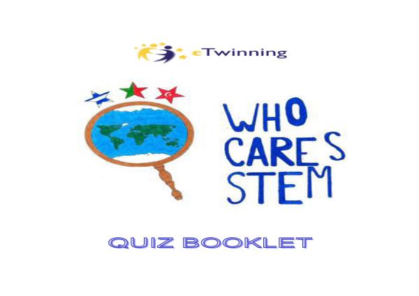 Who Cares STEM? Scientist Cards Quiz Booklet tek dosyaSON