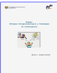 Enfoques Ontoepistemológico y Paradigmas de investigación