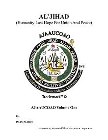 AL'JIHAD : Humanity Last Hope For Union And Peace