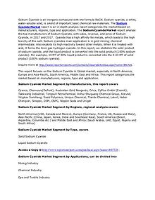 Sodium Cyanide Market 2017 - Worldwide Industry Trend & Forecast 2022