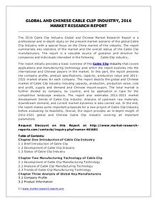 Cable Clip Market Manufacturing Technology and Industry Forecast 2020